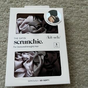 NEW WITH TAGS - Kitsch LLC - The Satin Scrunchie - 5 Scrunchies